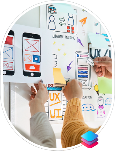 Whiteboard Web Design Mockup