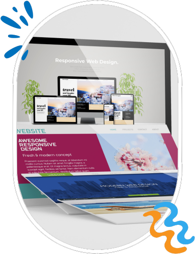 Whiteboard Web Design Mockup